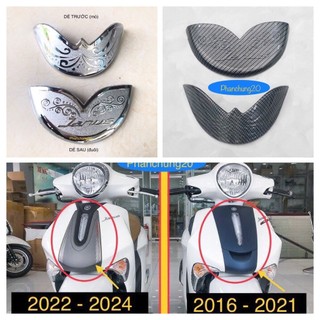 Cặp mỏ dè trước / sau dùng cho đời xe janus 2016 2017 2018 2019 2020 2021 cacbon / crom