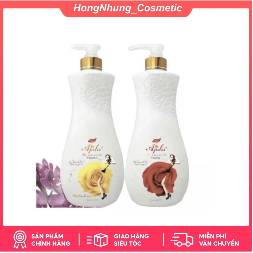 Sữa Tắm Trắng Da Hoa Hồng Ajola