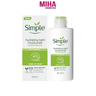  Kem Lotion Dưỡng Da Simple Kind To Skin Hydrating Light Moisturiser 125ml 