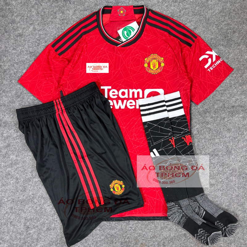 MU.mùa23/24-Áo Bóng Đá bản PLAYER hàng Thái cao cấp-MUđỏ23/24