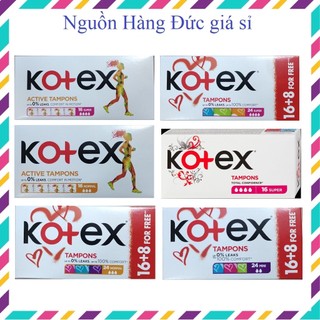 Băng Vệ Sinh Tampon Kotex ,Tampon Duchesse Nhập Khẩu Châu Âu