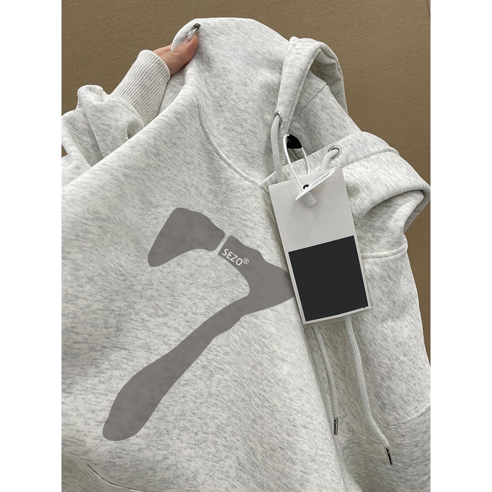 Relach Áo Hoodie  Form Rộng Unisex Nam Nữ Chất Nỉ Bông Cotton Dày Dặn 7 V0002
