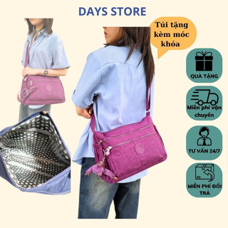 Túi Vải Trung Niên Đi Lễ Chùa KT 31x22x11cm, Túi Học Sinh Chất Liệu Vải Dù, Túi Xách Thời Trang Nữ Mã KL2005
