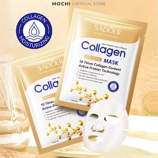 Mặt Nạ Giấy Collagen Dưỡng Da Căng Bóng Mềm Mịn Cấp Ẩm Trẻ Hóa Trắng Da Mask Giấy Đắp Mặt Vitamin MOCHI SHOP