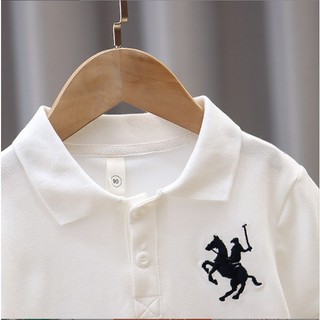 Áo thun cổ polo chất cá sấu cho bé trai