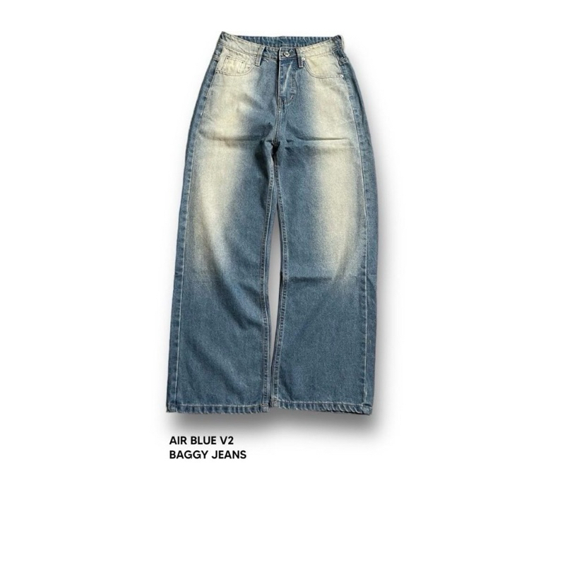 AIR BLUE V2 BAGGY JEANS - Quần jeans Whose 1091