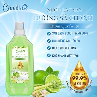 Nước Lau Sàn Camilla, Giúp Xua Đuổi Muỗi Và Côn Trùng, Làm Sạch Nhanh Chóng, Lành Tính, An Toàn - Hương Sả Chanh