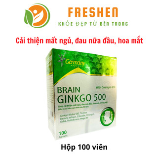 BRAIN Ginkgo 500-Giúp hoạt huyết, tăng cường lưu thông máu