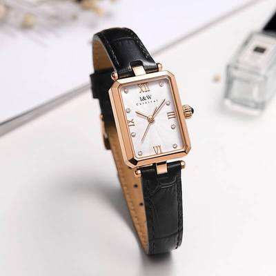 Đồng hồ nữ chính hãng I&W Carnival 631L-D2,Kính chống xước,Chống nước 30m,bảo hành chính hãng,Máy điện tử(pin),dây da