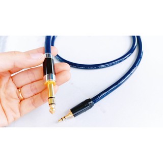 Dây 3.5 ra 6 ly stereo diy loại tốt dài từ 0.5m đến 5m - dây tín hiệu âm thanh jack 3.5mm ra 6.5mm stereo