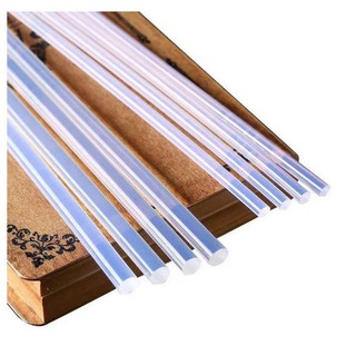 Combo 10 cây keo nến silicon loại nhỏ kích thước 7 x 270mm, sử dụng cho súng bắn keo loại nhỏ công suất 20w