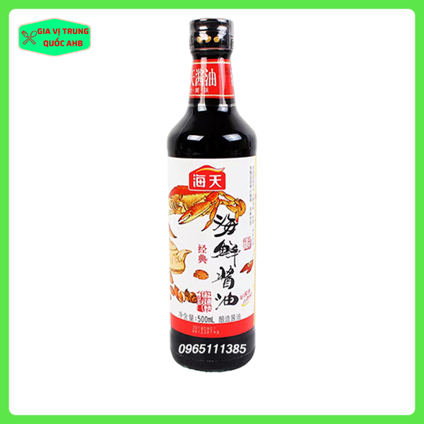 Xì Dầu Hải Sản Hải Thiên 500ml - Đậm đà, dậy mùi thơm hải