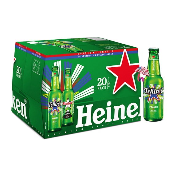 Thùng Heineken Pháp - 250ml - 5%