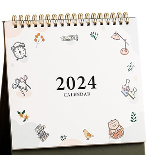 Lịch gỗ để bàn có note 2024