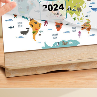 Lịch để bàn gỗ hiện đại mới 2024