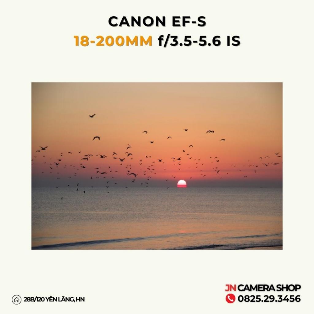 Ống Kính Canon EF-S 18-200mm f/3.5-5.6 IS Ngoại Hình 95%