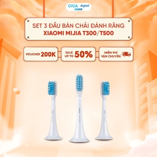 Set 3 Đầu Bàn Chải Đánh Răng Xiaomi Mijia T300/T500 - Phụ Kiện Bàn Chải Điện