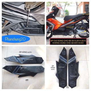 Cặp ốp hông lớn dùng cho đời xe ab 2013 2014 2015 cacbon