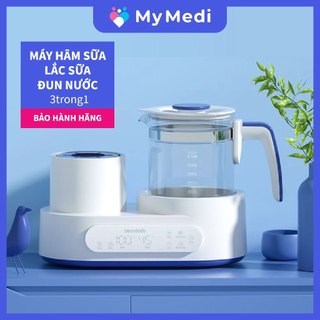 Máy hâm sữa kết hợp lắc sữa đun nước pha sữa đa năng 3in1 Hàng chính hãng Beardodo