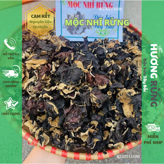 Mộc nhĩ rừng khô,nấm mèo khô Điện Biên - Tây Bắc loại 1 sạch, giòn, không hoá chất 1kg
