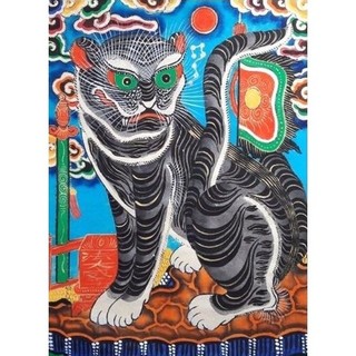 Tranh  đính đá tự làm in theo yêu cầu cho khách sz 45*60cm đá tròn