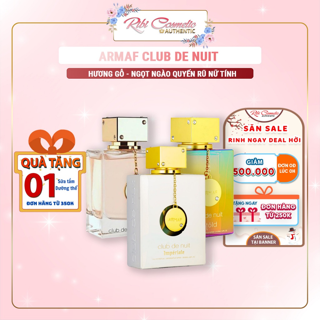 Nước Hoa Nữ Armaf  Club De Nuit Imperiale Club De Nuit Women  Thơm Lâu