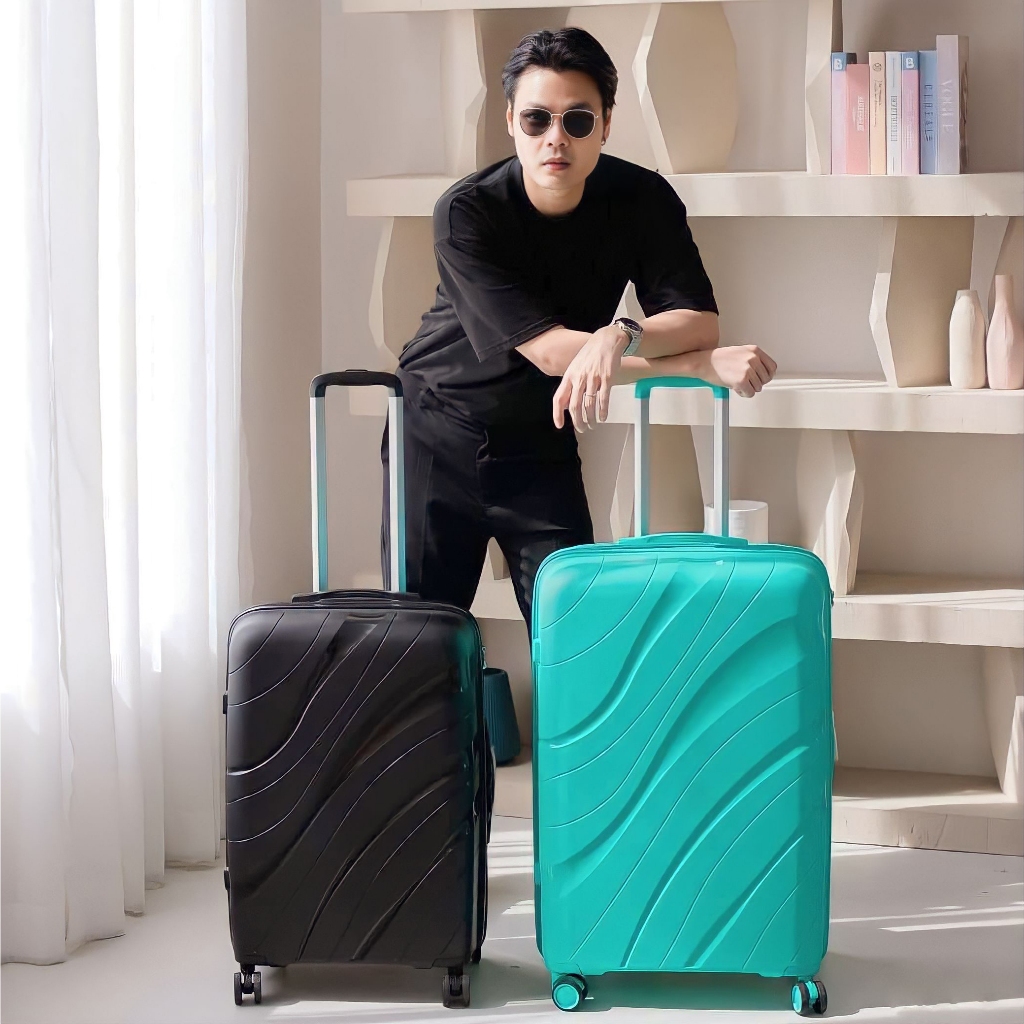 Vali kéo du lịch Kingsun vali nhựa size 28 PP01/PP02 chất liệu PP cao cấp chống bể vỡ, chống va đập, bảo hành 5 năm