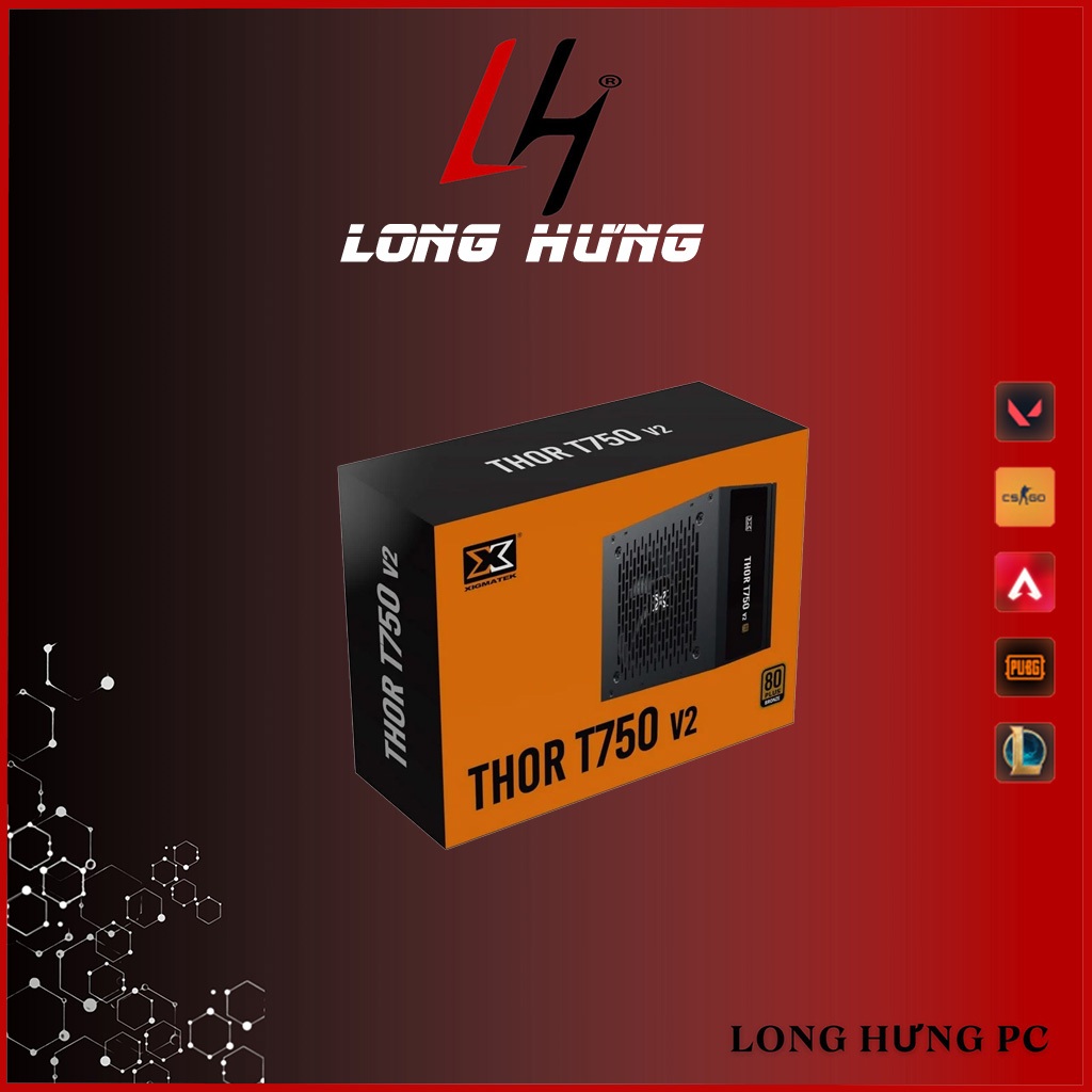 Nguồn Máy Tính, Nguồn XIGMATEK THOR T750, Xigmateck X Pro 750, Antec 750W Hàng chính hãng bảo hành 36 tháng lỗi 1 đổi 1