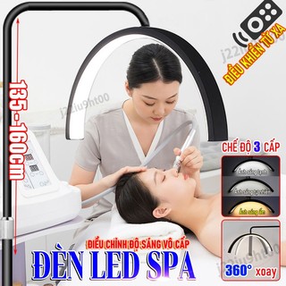 Đèn spa 3 màu ánh sáng cảm ứng dùng cho spa makeup phun xăm,trang điểm nối mi đèn soi da điều khiển từ xa