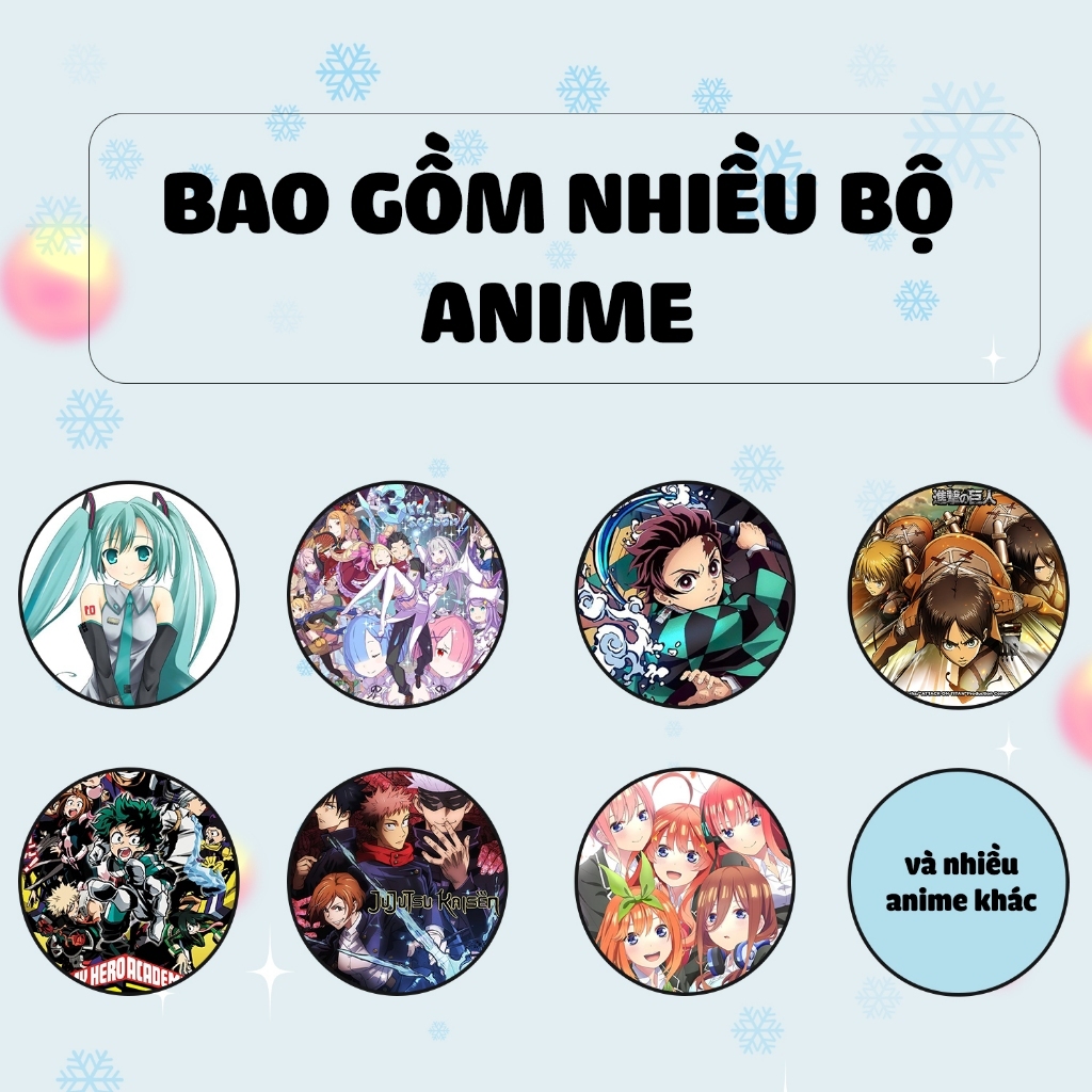 Goods Anime Chính Hãng Móc Khóa, Standee, Huy Hiệu, Khăn - Qùa Tặng Kèm Khi Mua Hàng