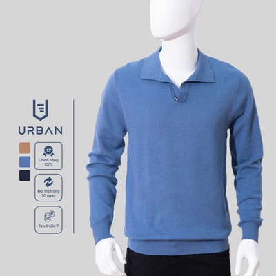 Áo Len Nam cổ V, cổ POLO Urban Chất Liệu Mềm Mịn, Giữ Ấm Tốt, Phom Slim Không ôm  NO.1803| 1804