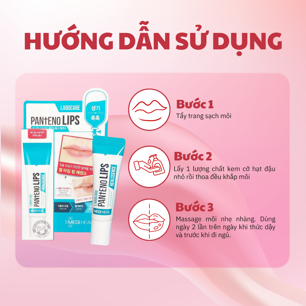 Son Dưỡng Môi Labocare Giảm Thâm - Dưỡng Môi Giảm Tình Trạng Khô Nứt - Son Dưỡng Có Màu Giúp Cải Thiện Môi