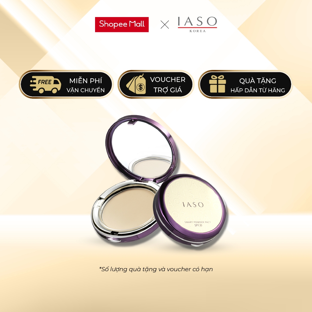 I69 - I70 Phấn nén IASO Smart Powder Pact Spf30 #21 & #23 14g