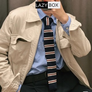 Cà vạt len chấm bi , kẻ nhỏ cho nam Knit tie công sở, Sartorial guys