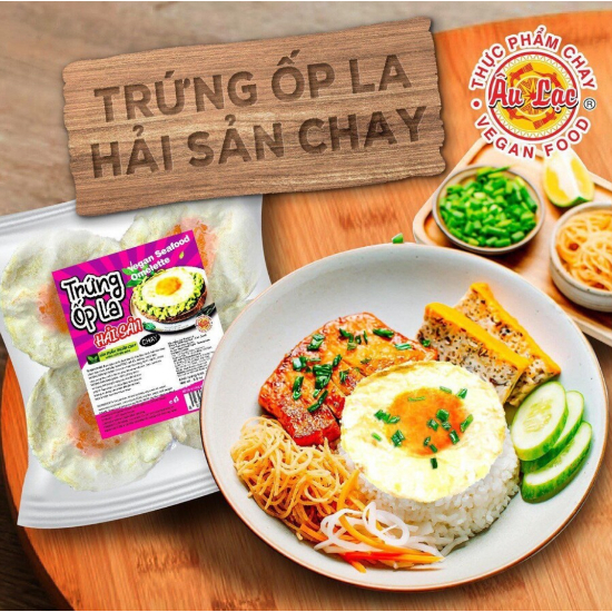 Trứng Ốp La Hải Sản Chay Âu Lạc 250g - Đông Lạnh