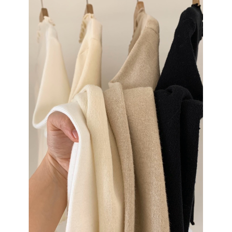 KAYY. Áo len cổ 3p viền sóng _ A3032