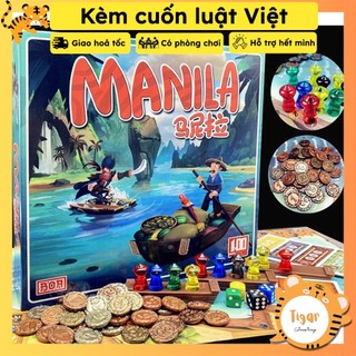 Trò chơi Manila - boardgame hành trình hàng hải bản mới 2023