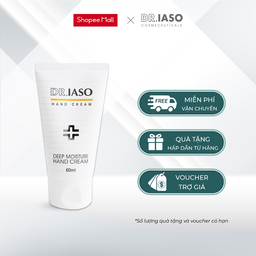 D24 Kem Dưỡng Da Tay - DR. IASO DEEP MOISTURE HAND CREAM 60ml