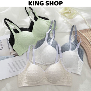 Áo ngực nữ mút mỏng không gọng thông khí chống lộ from nữ sinh siêu mềm mại King Shop A-422