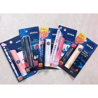 Son dưỡng môi nivea hàng Nhật nội địa sale 40%