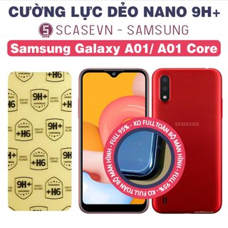 Cường lực dẻo nano trong suốt samsung galaxy a01/ a01 core
