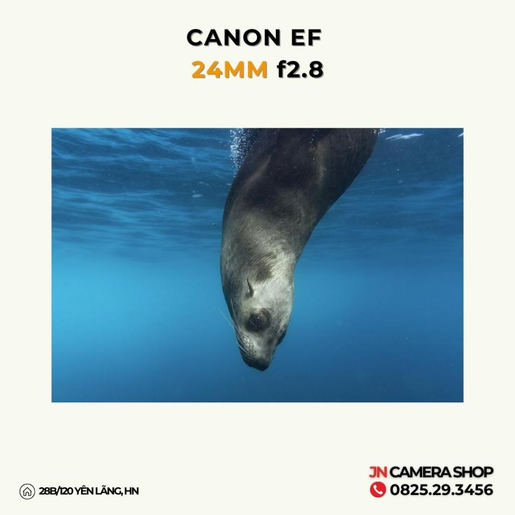 Ống kính Canon EF 24mm f2.8 mới 95%
