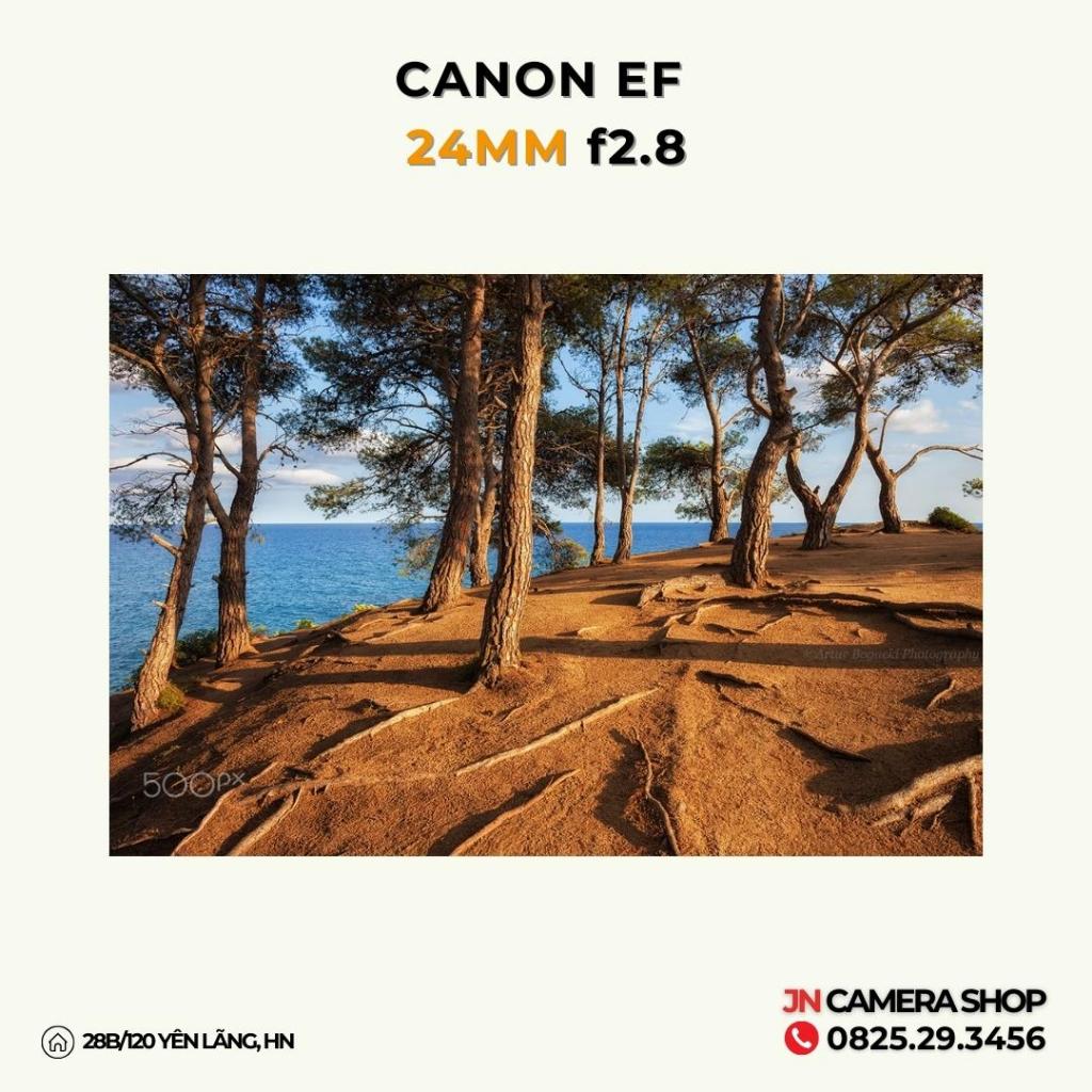 Ống kính Canon EF 24mm f2.8 mới 95%