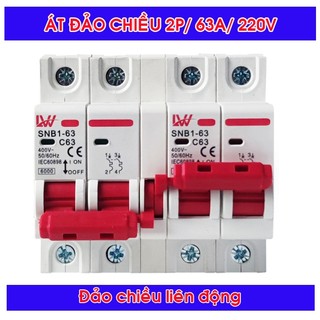 Át đảo chiều 63a 2p 220v lw, liên động