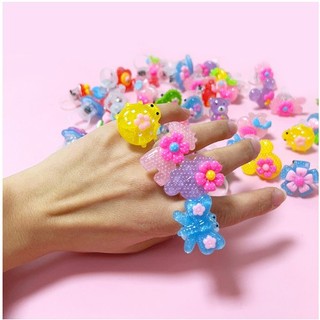 Nhẫn Hoạt Hình Có Đèn Led Phát Sáng Độc Đáo Cho Trẻ Em - Giao ngẫu nhiên (1151NLHH)