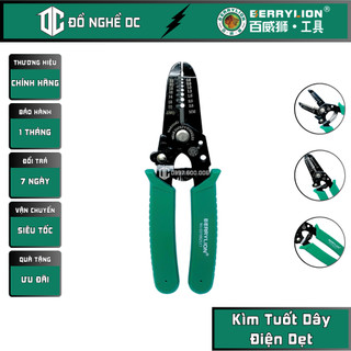 Kìm tuốt dây điện dẹt, kéo tuốt dây điện bl-517 031002517 berrylion, thép carbon, dùng bấm dây vừa tuốt dây