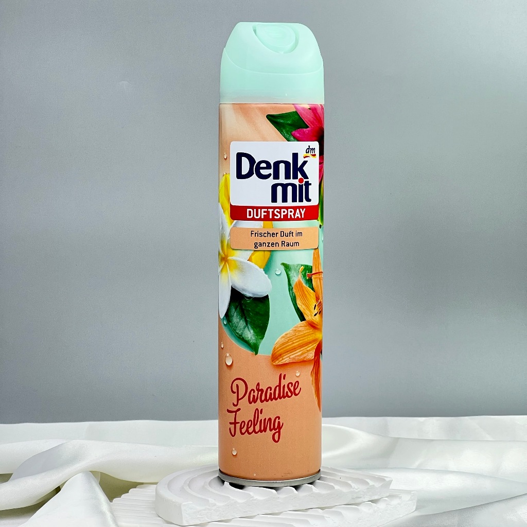 Bình xịt thơm phòng Denkmit 300ml hương hoa khử mùi hàng chuẩn nội địa Đức chính hãng 100% - EU Choice