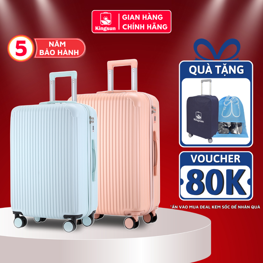 Vali kéo du lịch Kingsun Vali Nhựa Size 24inch KS-T01 Bảo hành 5 năm