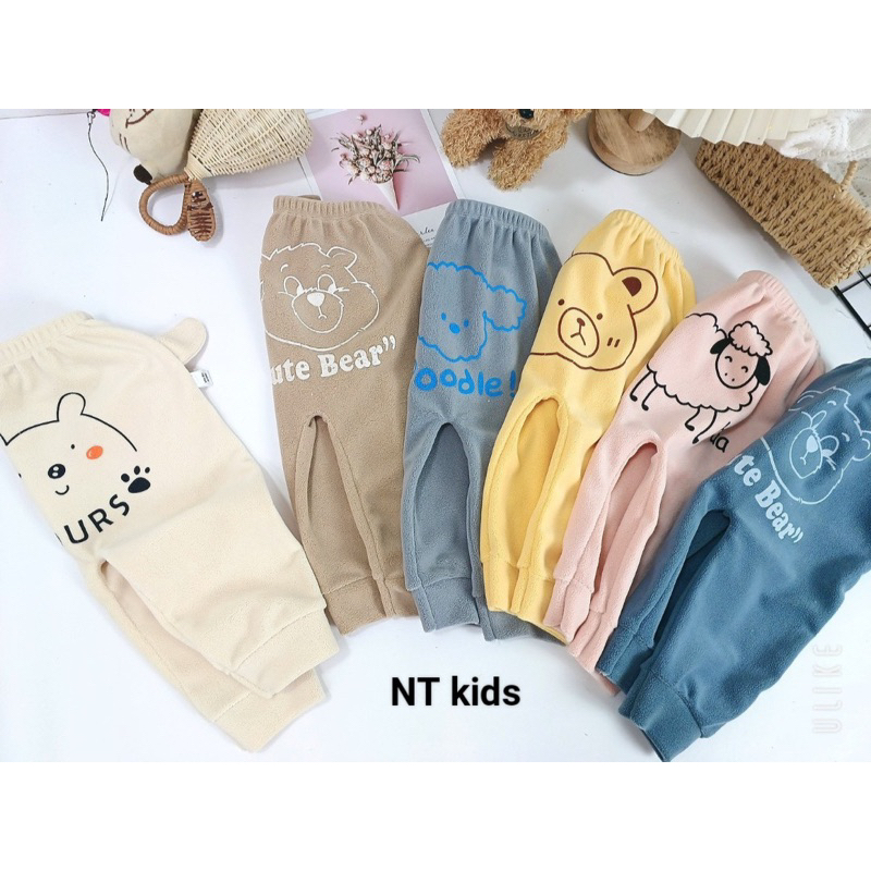 Quần nỉ hình thú