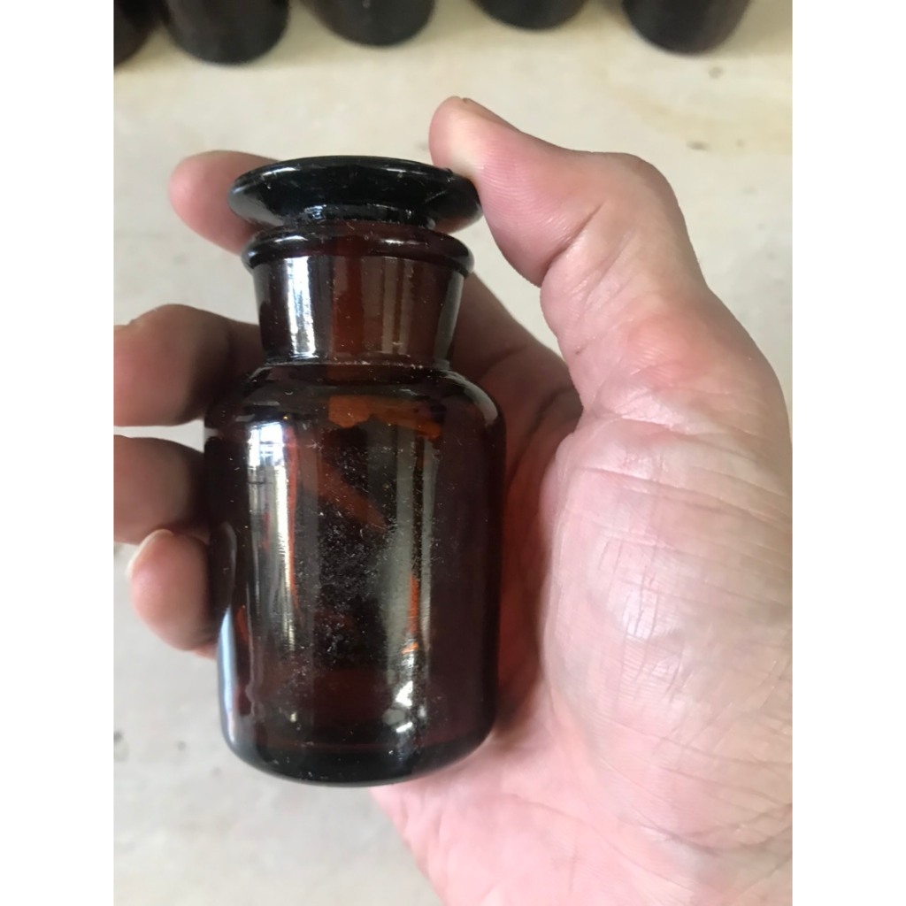 Chai lọ thủy tinh nút mài nắp đậy MIỆNG RỘNG 60ml125ml, 250ml, 500ml 1000ml đựng hóa chất, dược liệu, thực phẩm,mỹ phẩm